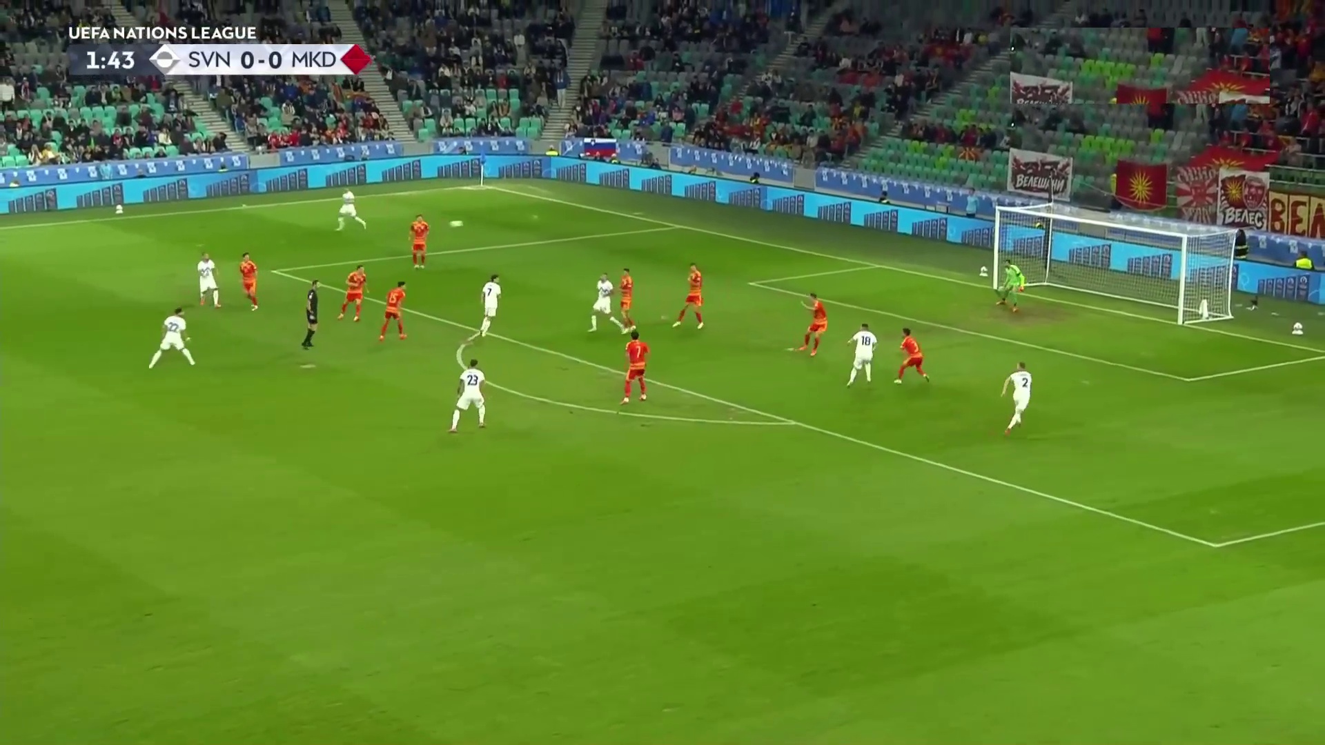 خلاصه بازی اسلوونی 2-0 مقدونیه