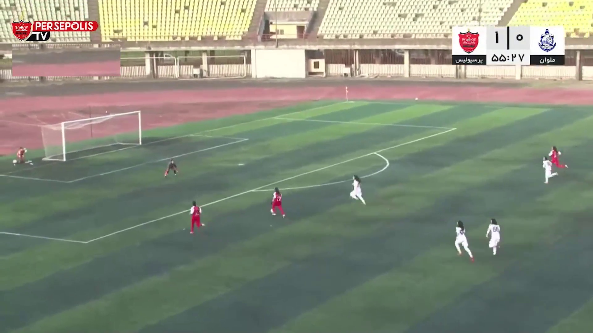 گل های بازی بانوان پرسپولیس 4-0 ملوان