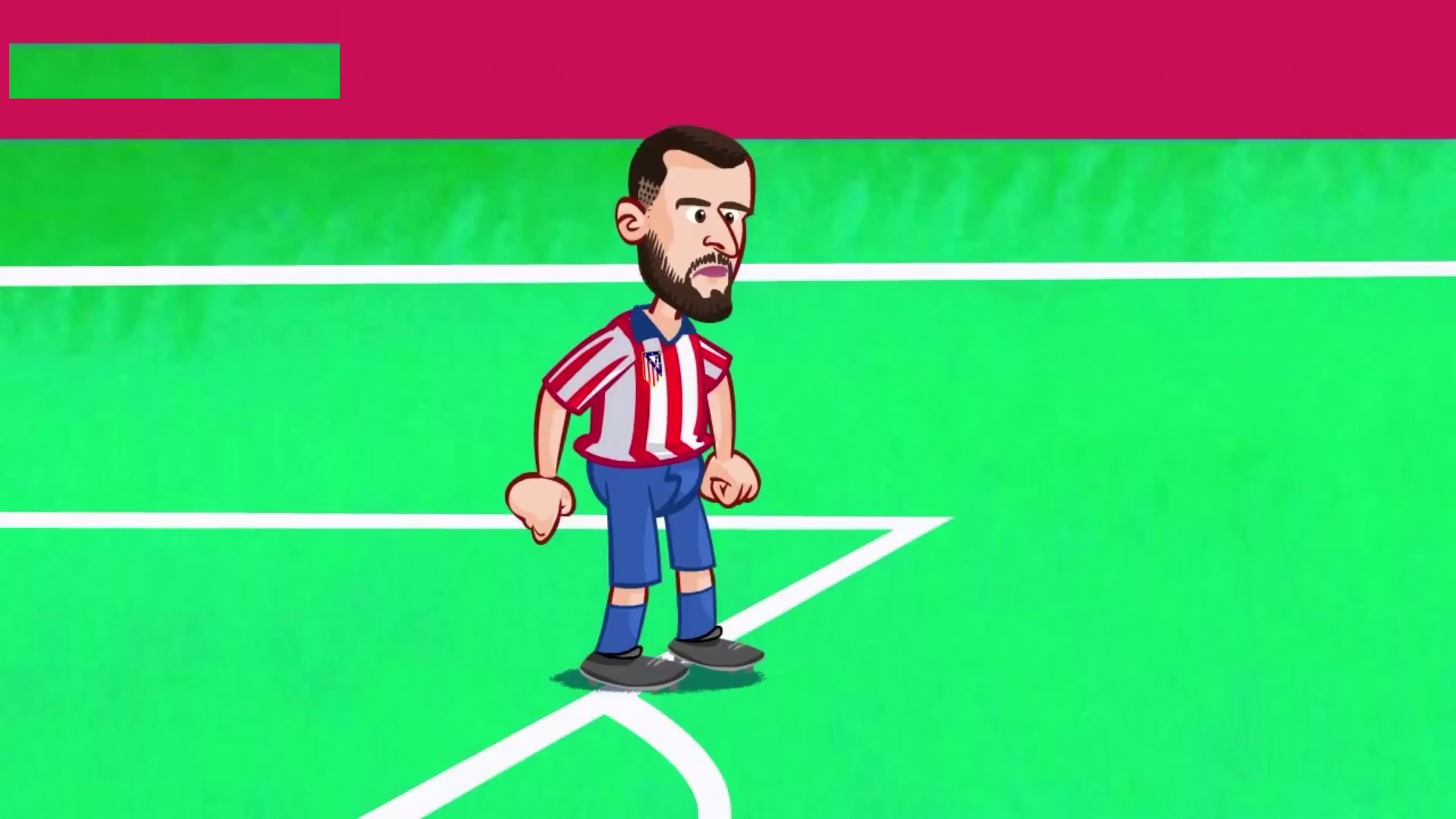 انیمیشن طنز بازی اتلتیکو مادرید 2-1 رئال مادرید