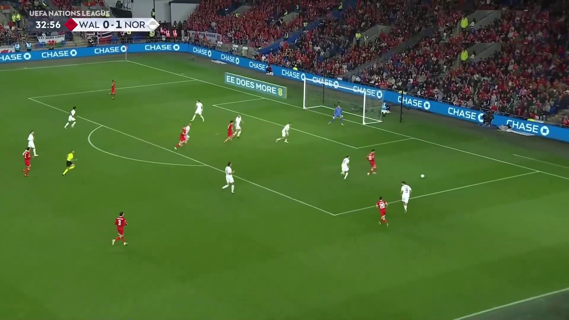 خلاصه بازی ولز 2-1 نروژ