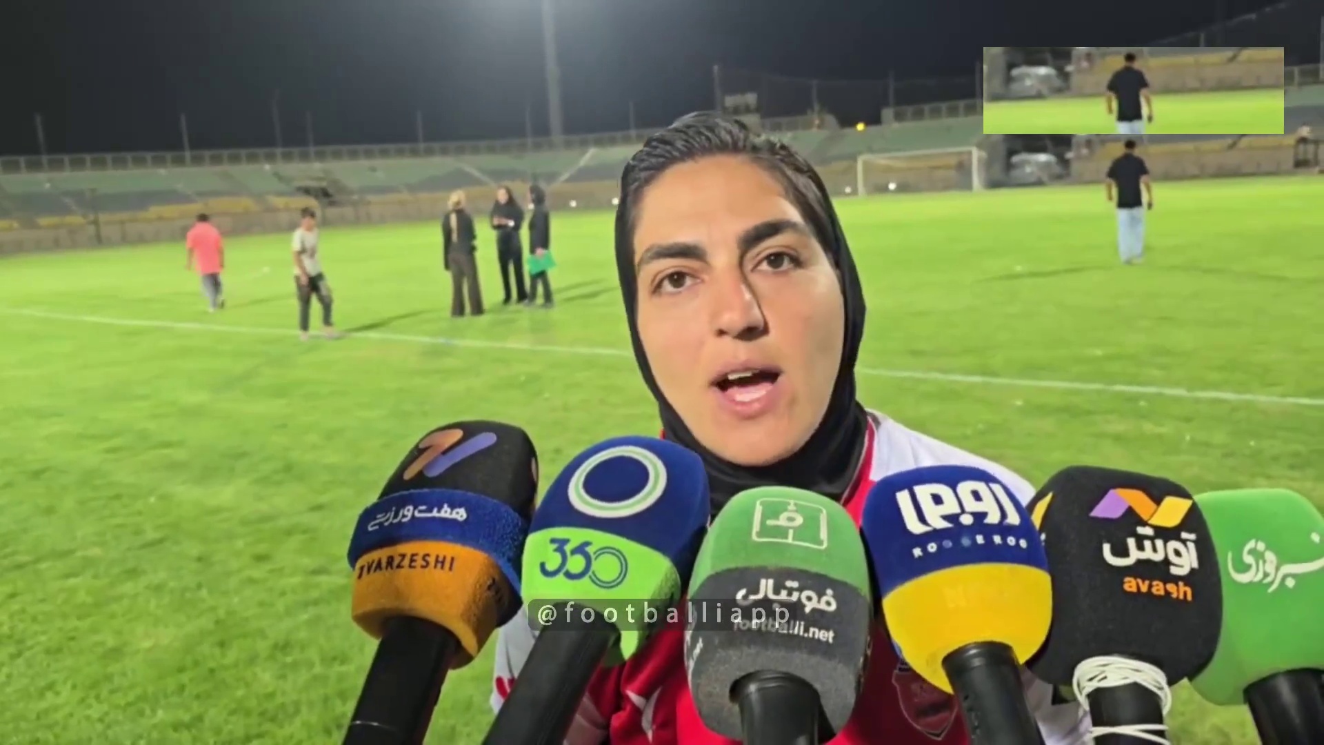 زهرا قنبری بازیکن پرسپولیس: بازی مقابل وارش پر از زد و خورد بود