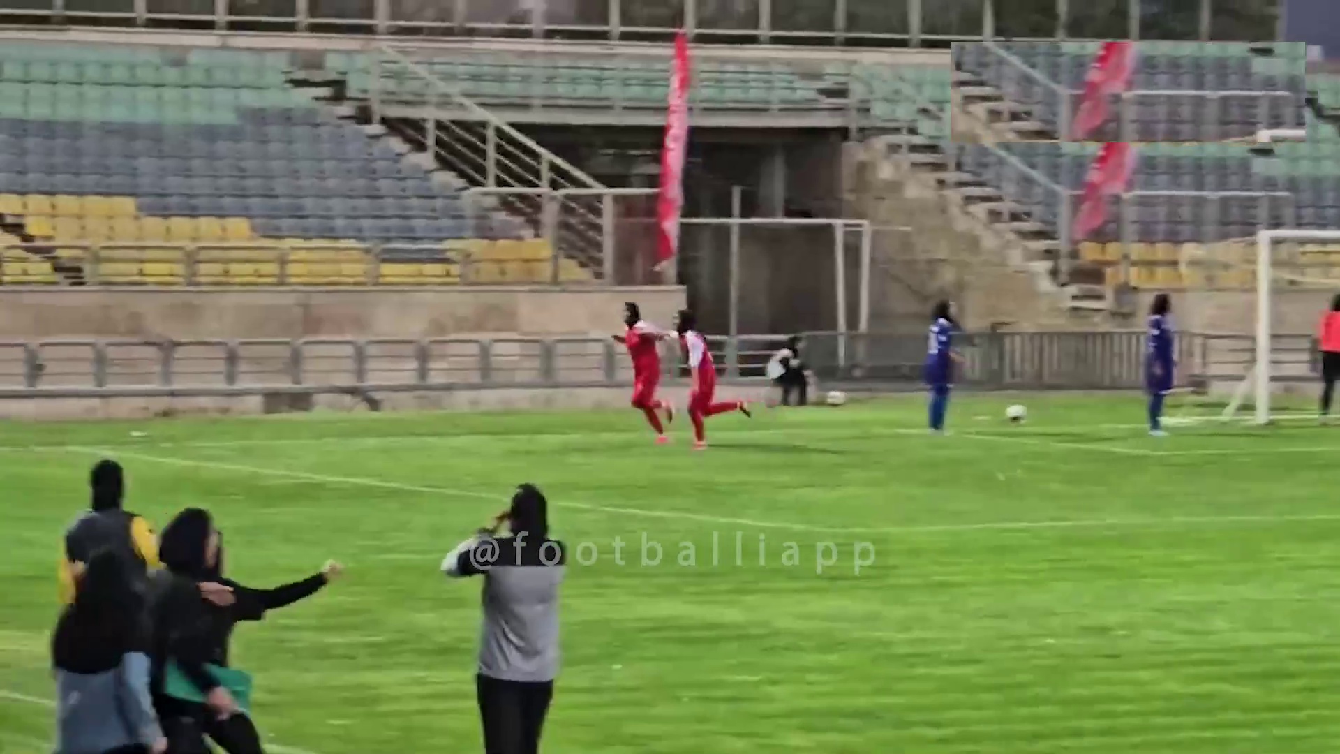گل اول پرسپولیس به وارش نوشهر (زهرا قنبری)