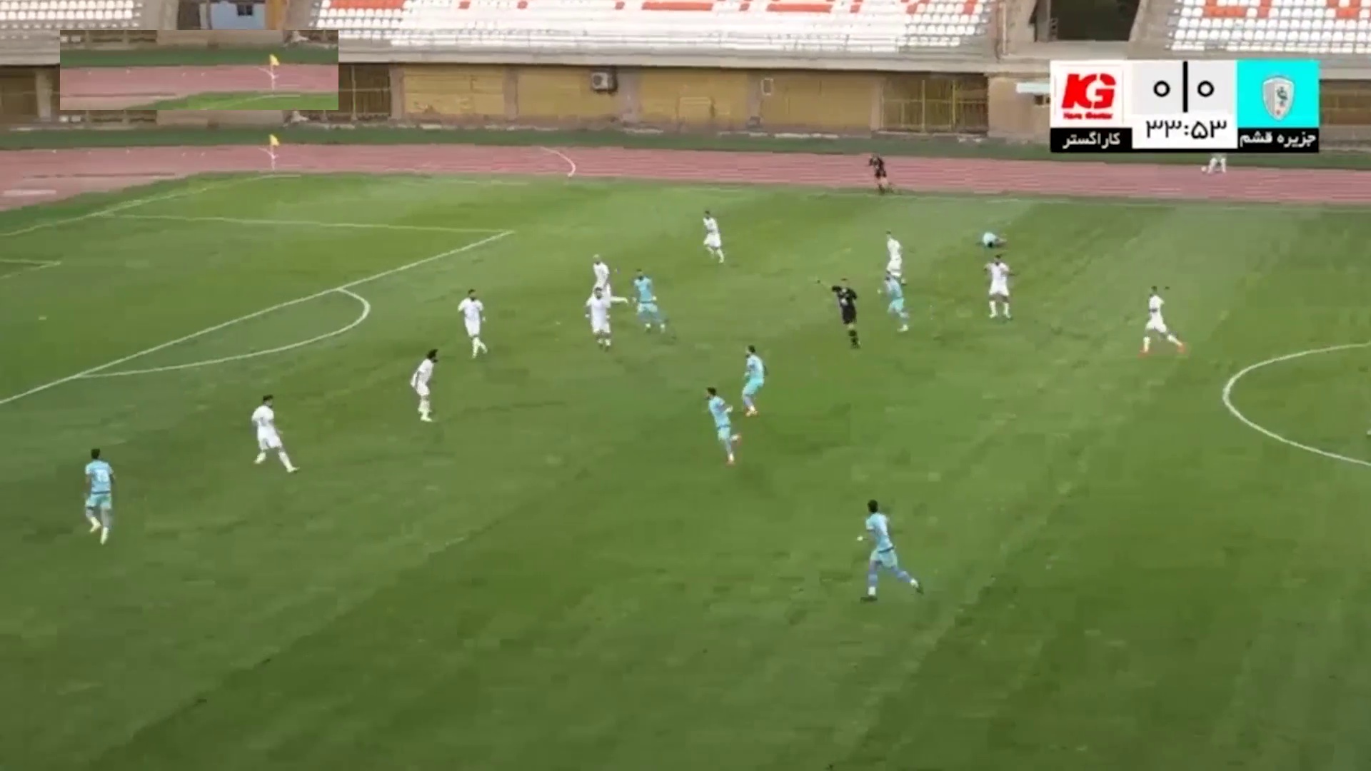 خلاصه بازی جزیره قشم 1-0 کارا گستر