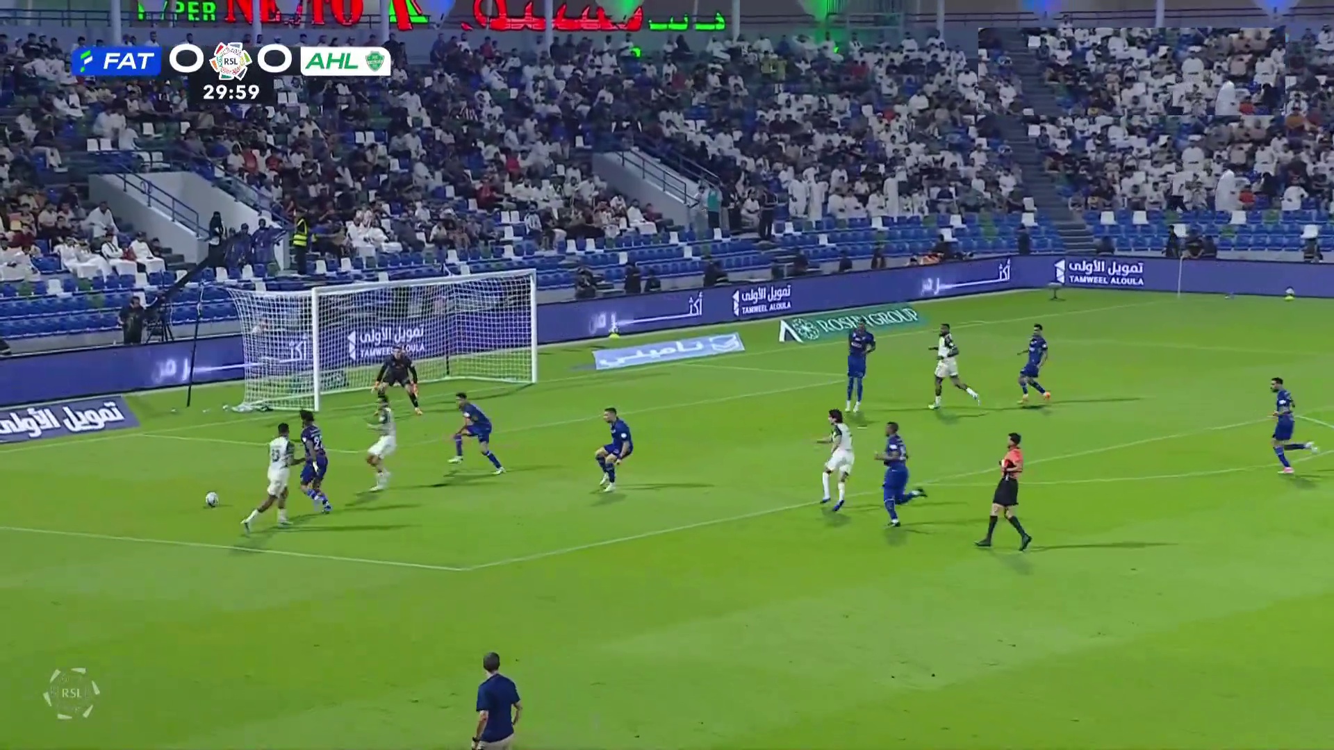 گل اول الاهلی عربستان به الفتح عربستان (ترینکائو)