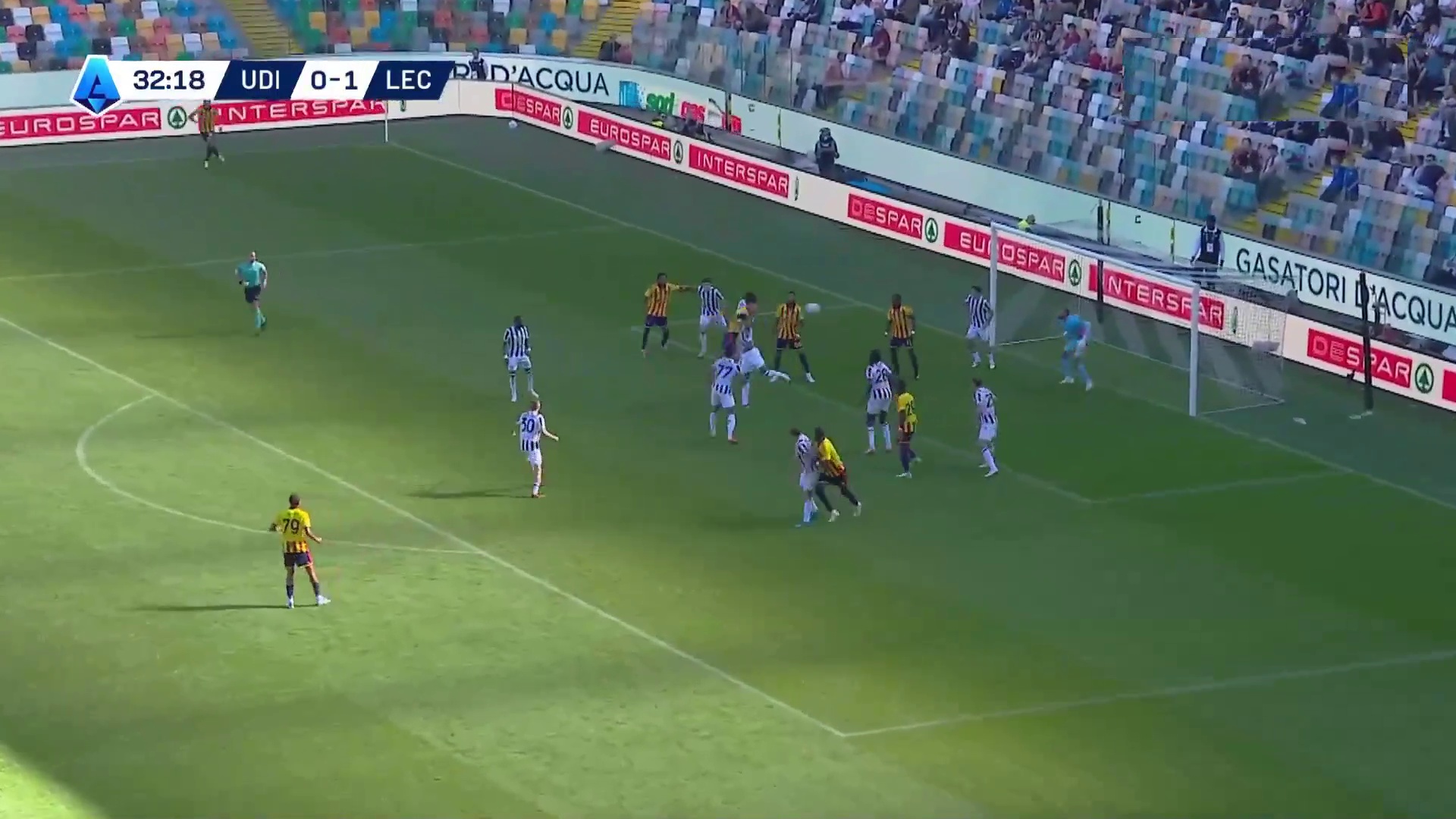 خلاصه بازی اودینزه 0-3 لچه